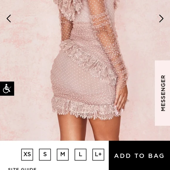 House of CB Sorelle Dress is size S UK6 Blush Pink Immaculate, worn once - Picture 3 of 7